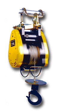 臺灣DUKE電動迷你型鋼索卷揚機|DU-180A 250A 300A吊貨卷揚機